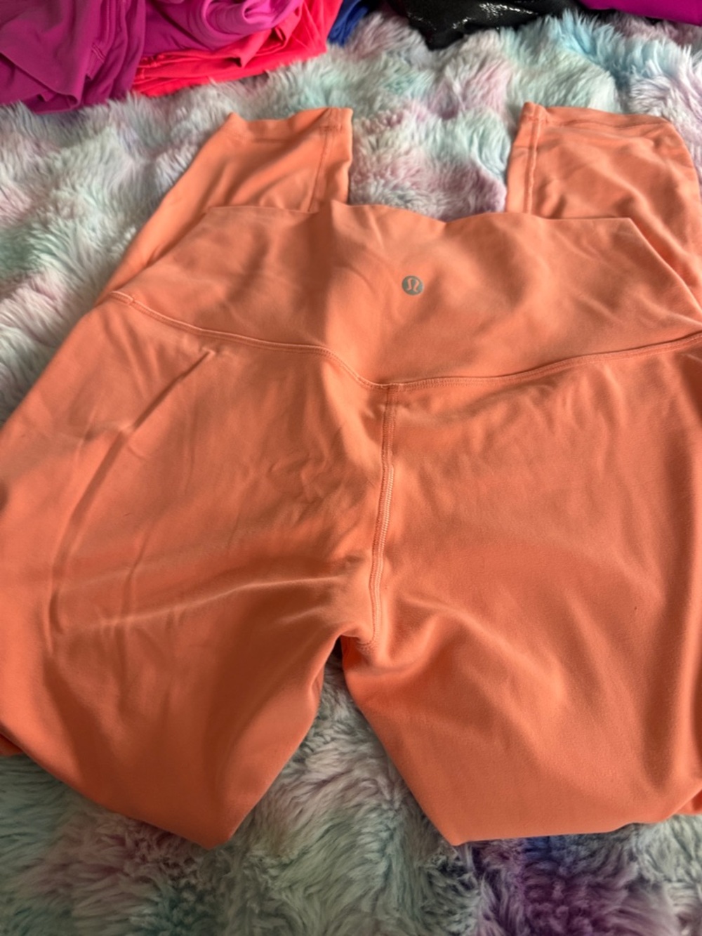 lululemon athletica Peach/Coral Leggings